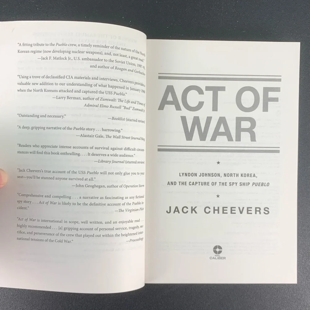 Act of War by Jack Cheevers. 2013.